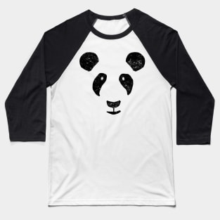 Panda bear face simple graphic Baseball T-Shirt